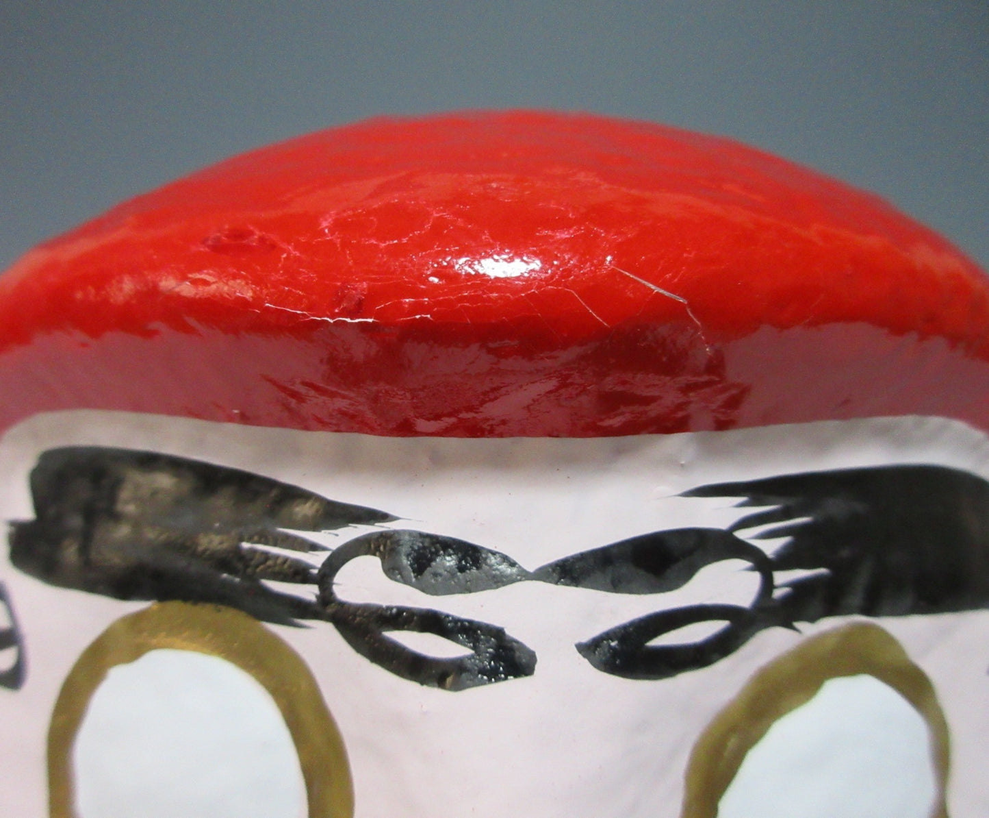 Large Vintage Papier-mâché Daruma