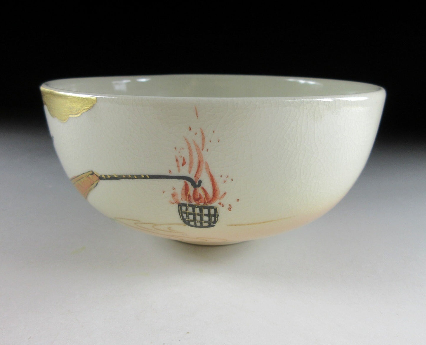 Kyo-ware Cormorant Chawan #1