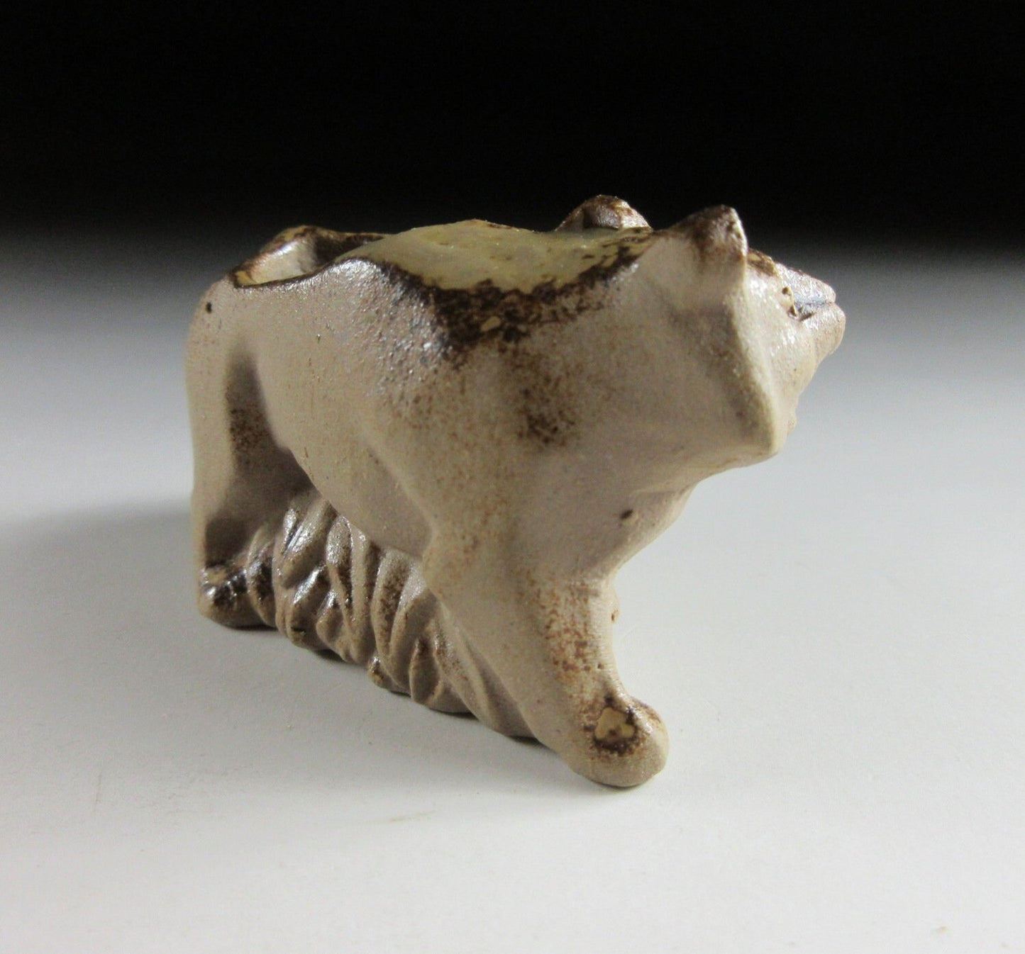 Bizen Tiger Toothpick Holder #1