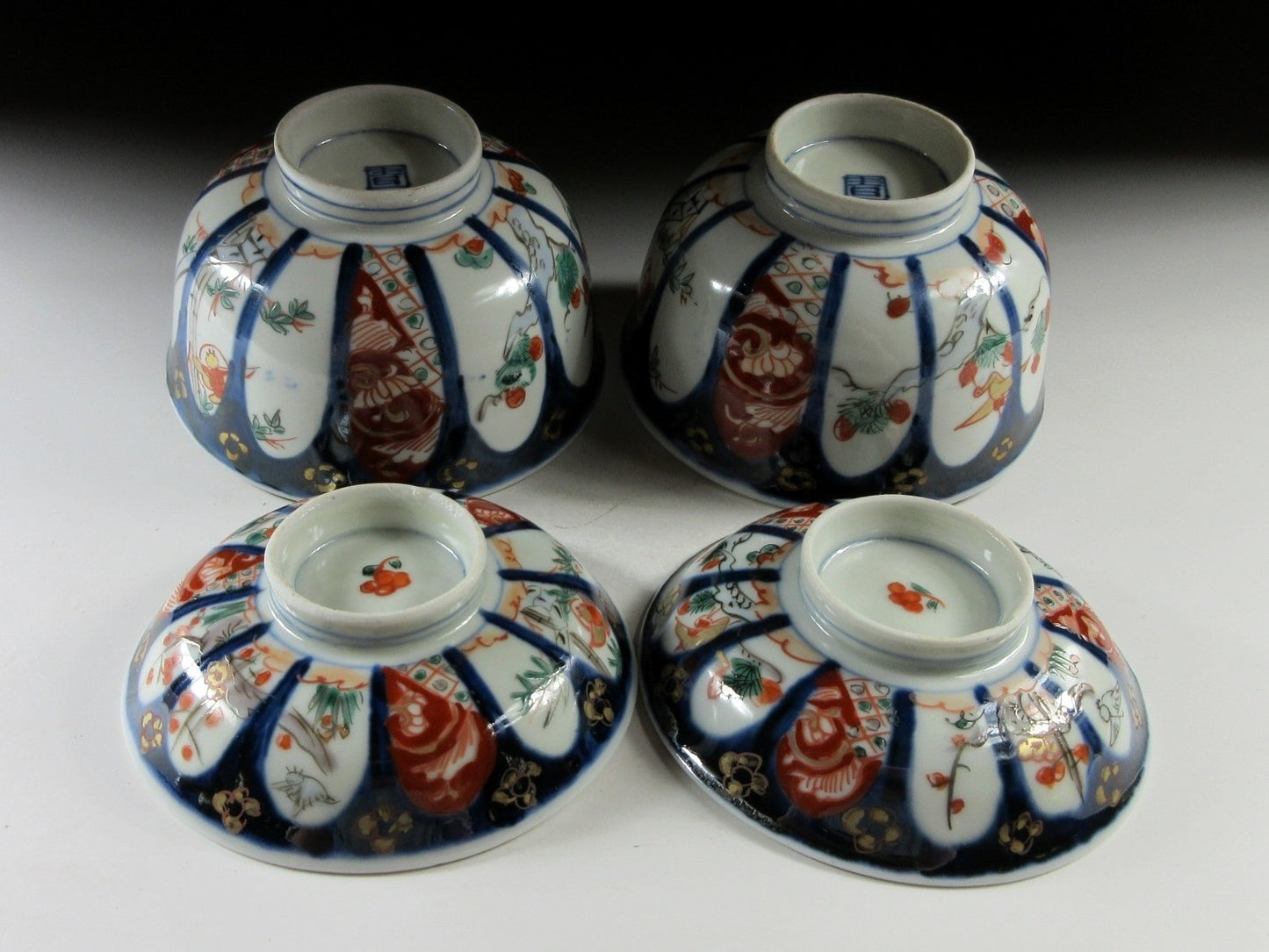 Pair of Antique Imari Bowls