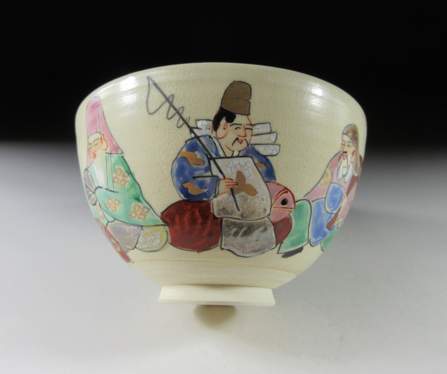 Kyo-ware Shichifukujin Chawan