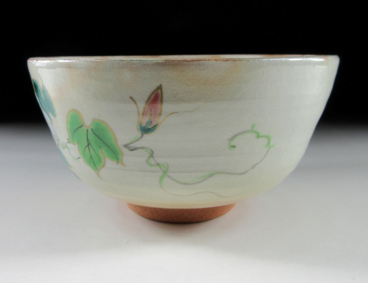 Oshikoji Gama Morning Glory Chawan