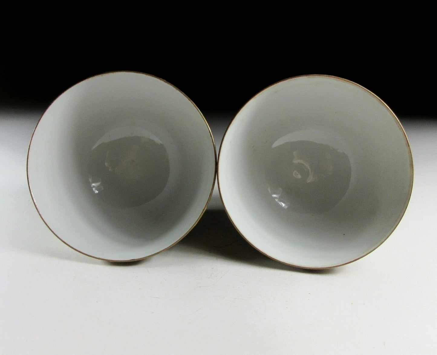 Pair of Antique Kutani Bowls