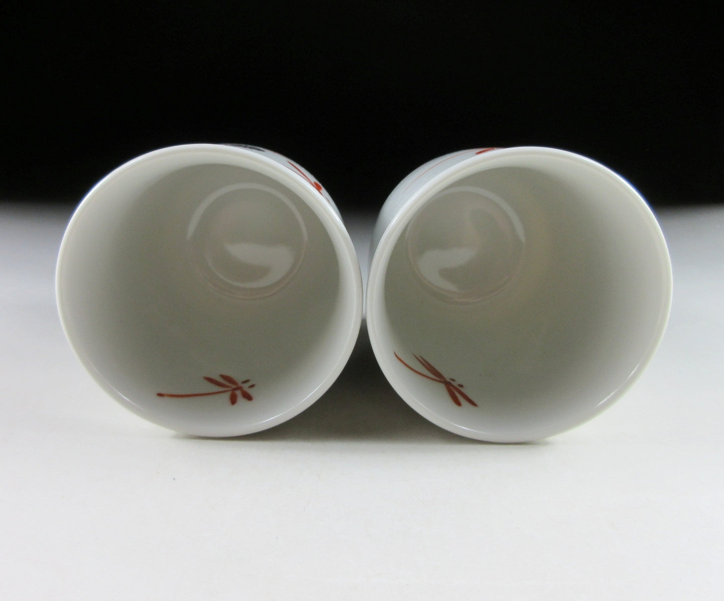 Kutani-ware Dragonfly Yunomi
