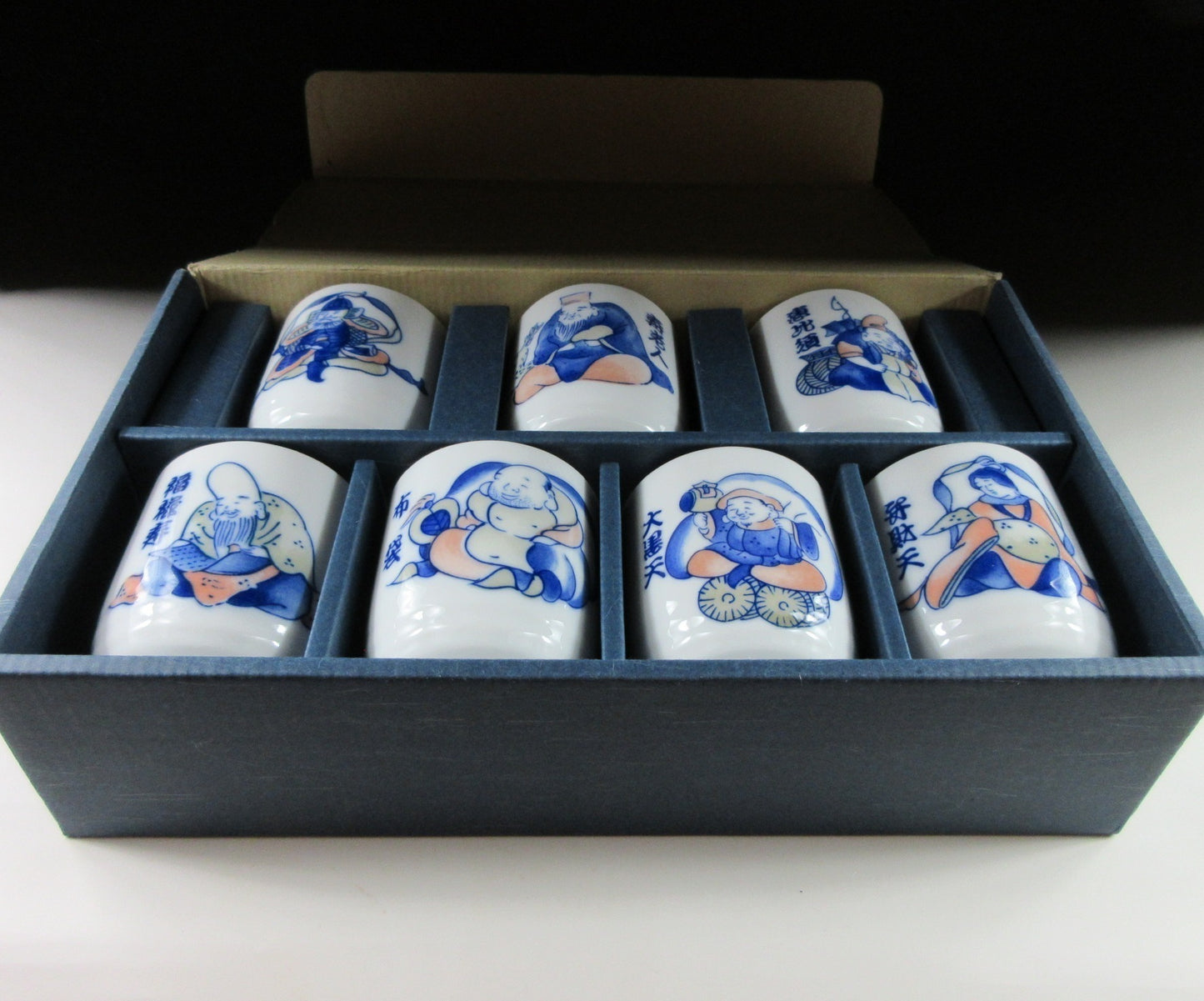 Bifu Gama Shichifukujin Yunomi Set