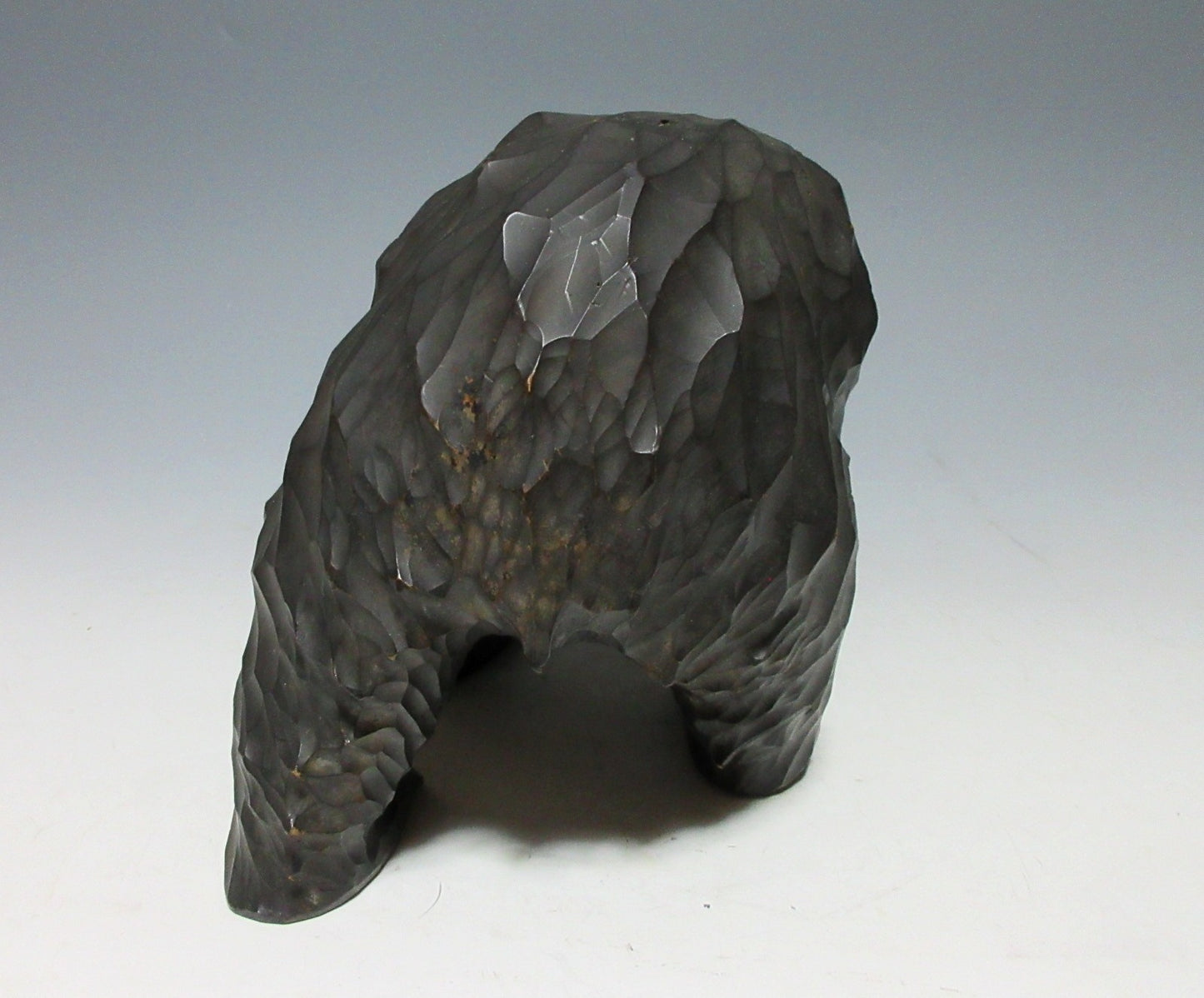 Black Higuma Bear Okimono