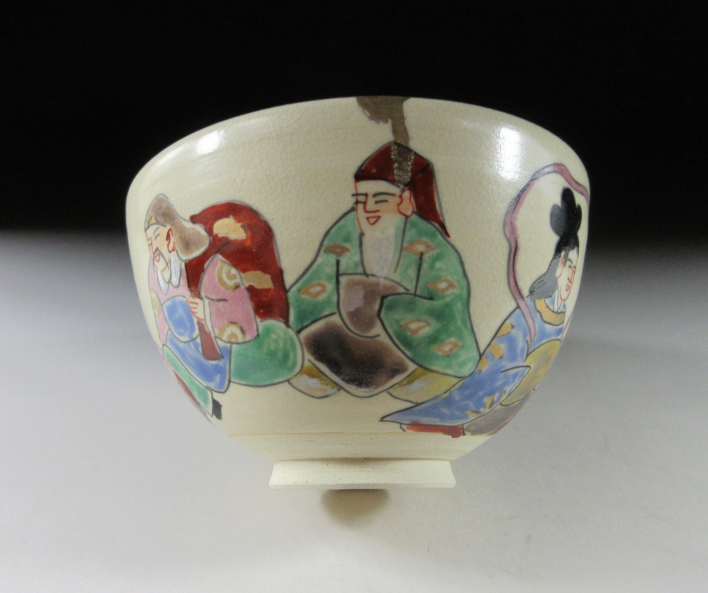 Kyo-ware Shichifukujin Chawan