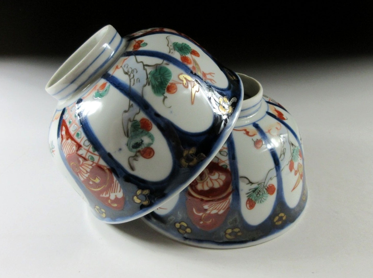 Pair of Antique Imari Bowls