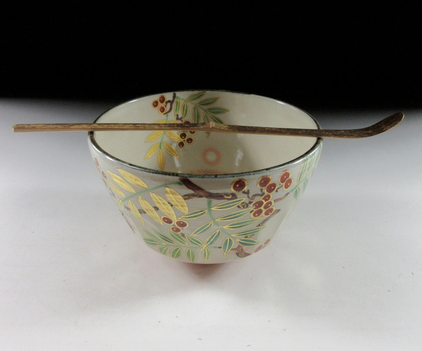 Hashimoto Shiun Nandina Berry Chawan