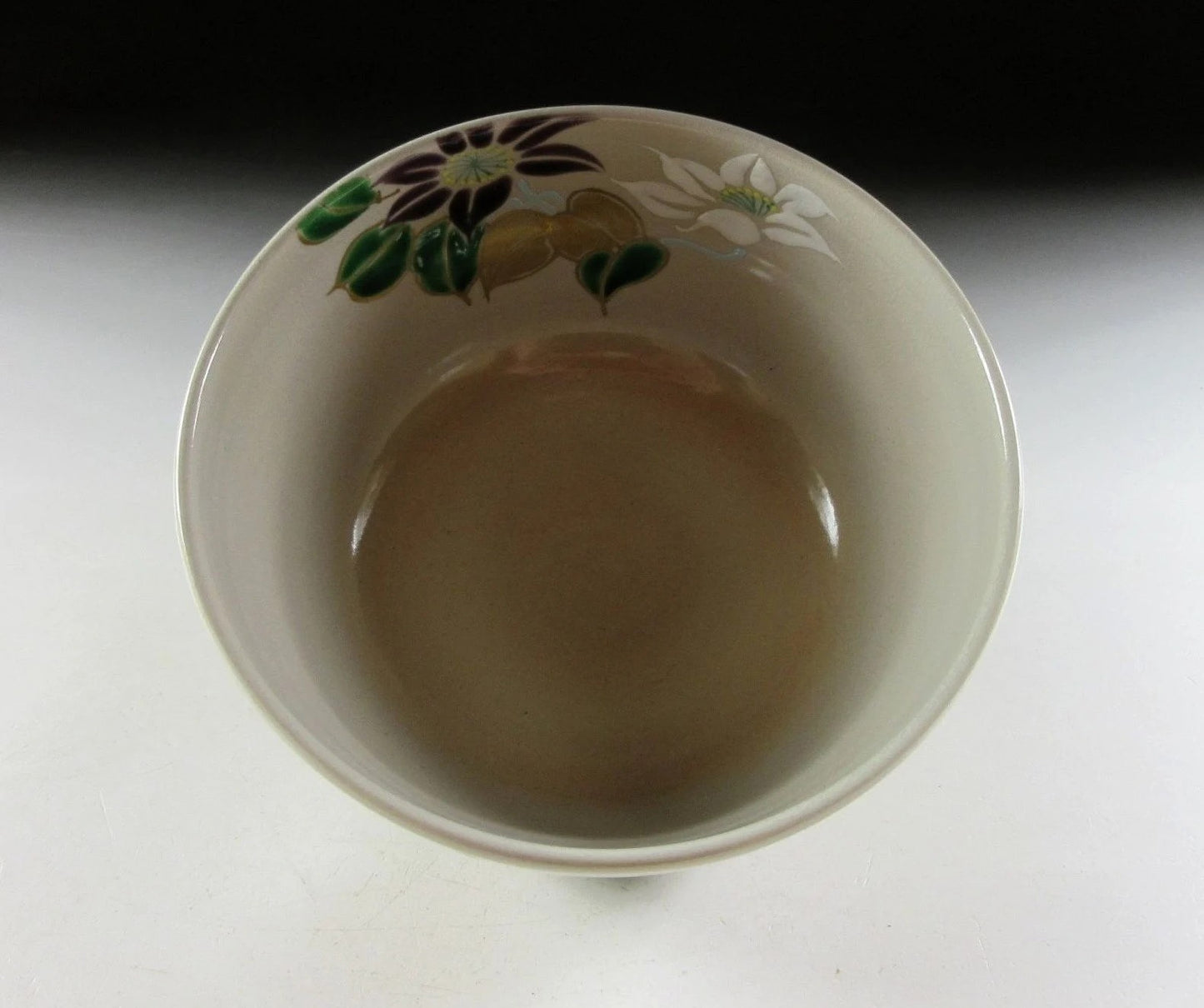 Oshikoji Gama Clematis Chawan Tea Bowl