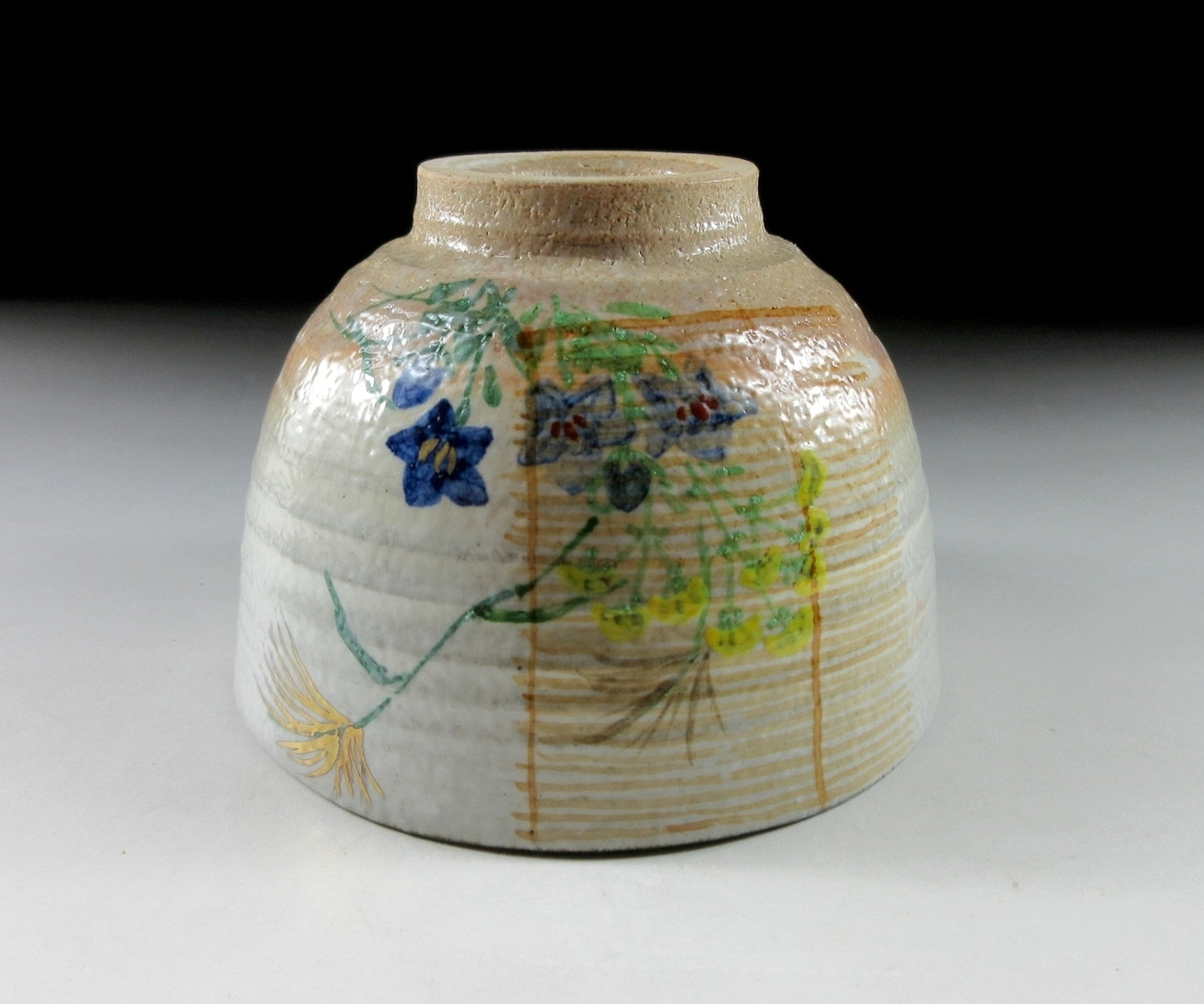 Yoshizo Asami IV Autumn Grass Chawan