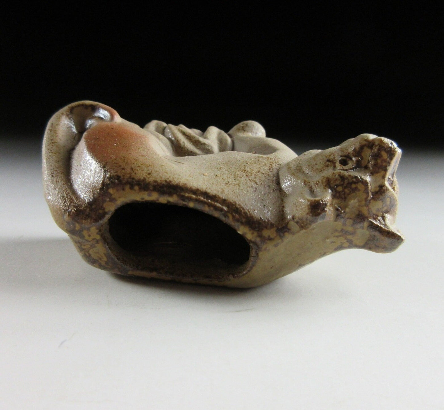 Bizen Tiger Toothpick Holder #1